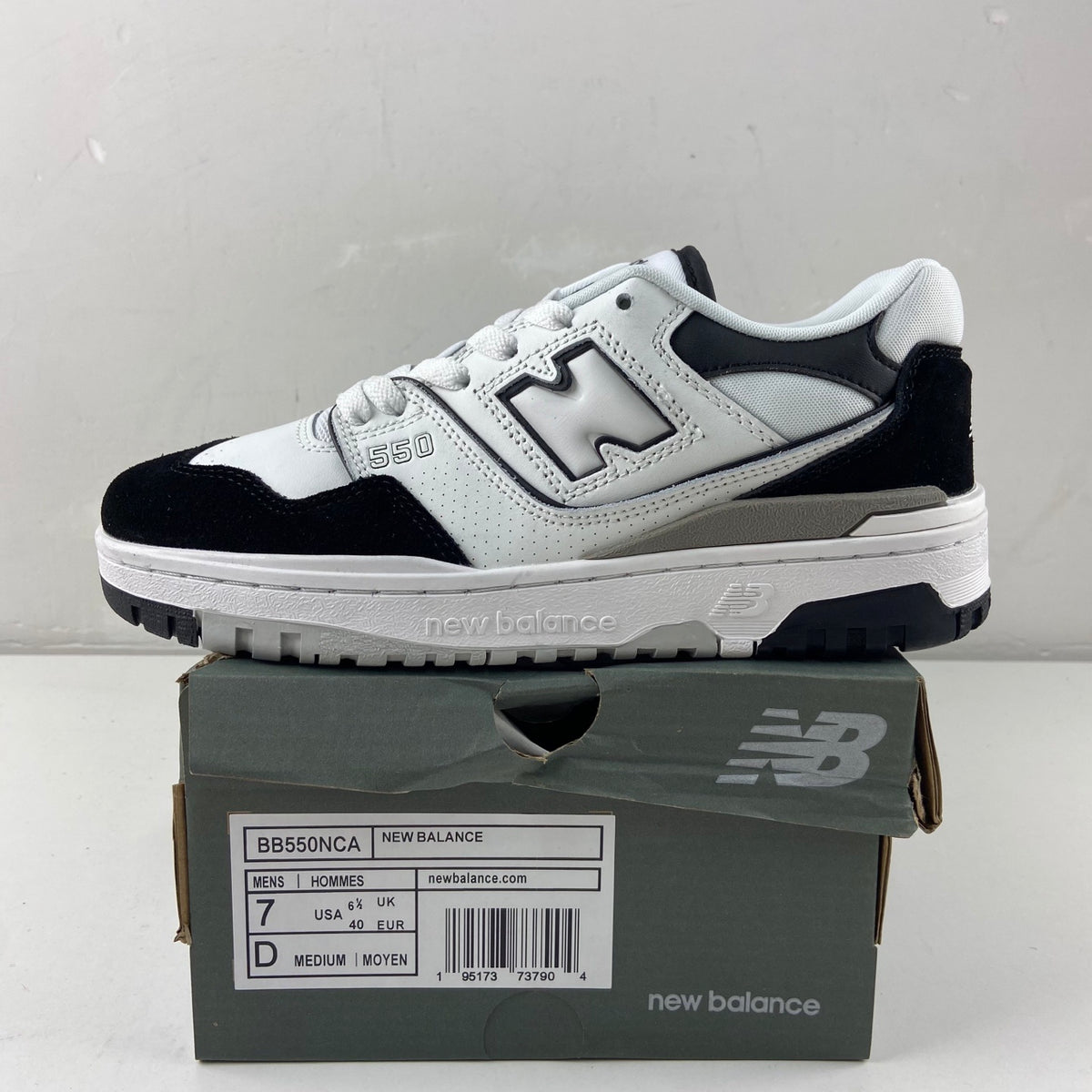 New Balance 550 'Blanc Noir Gris'