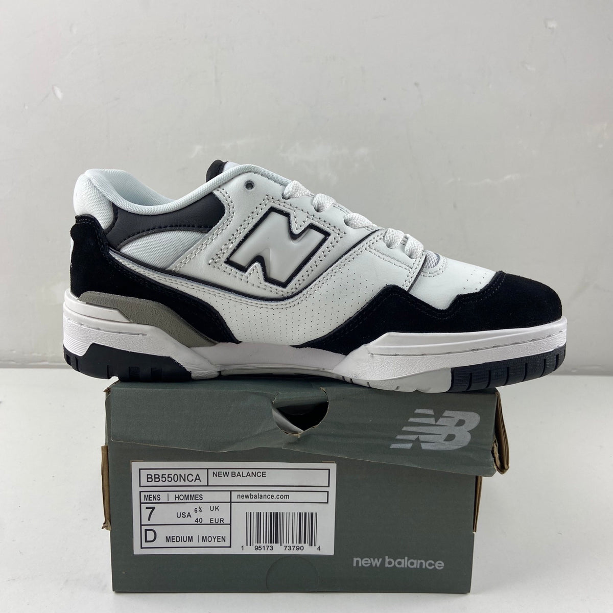 New Balance 550 'Blanc Noir Gris'