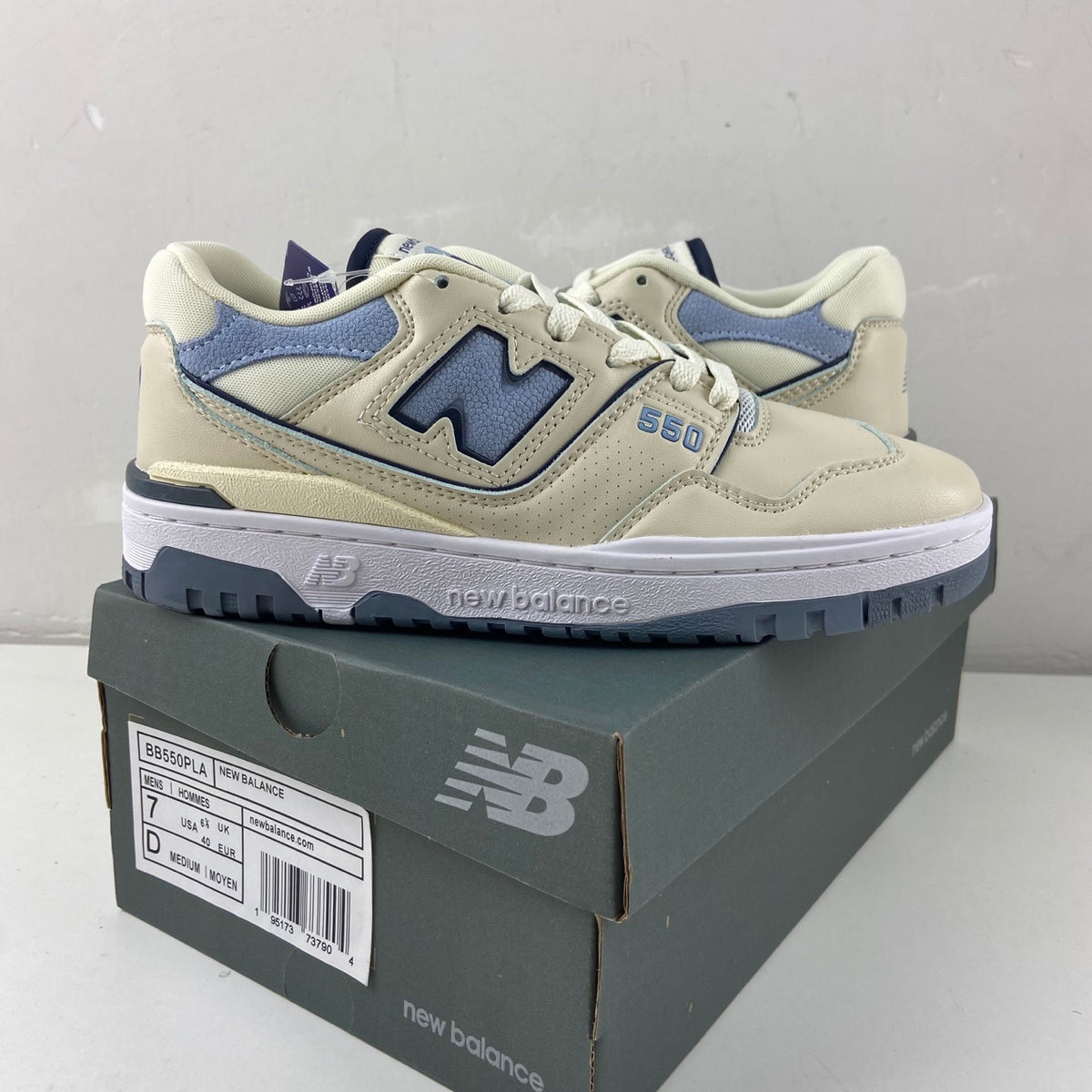 New Balance 550 'Blanc Bleu Gris'