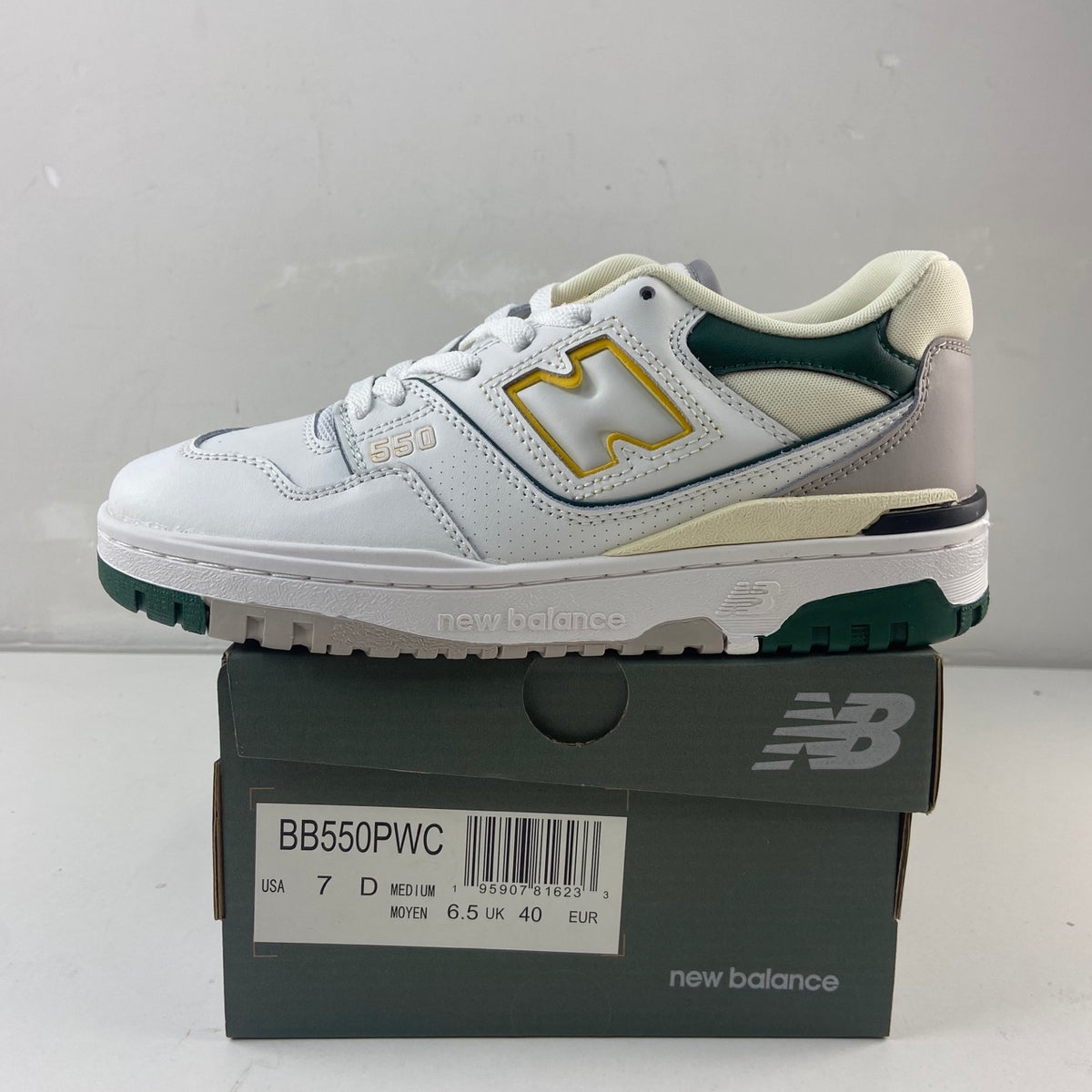 New Balance 550 'Blanc Vert Jaune'