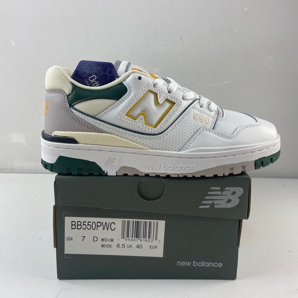 New Balance 550 'Blanc Vert Jaune'