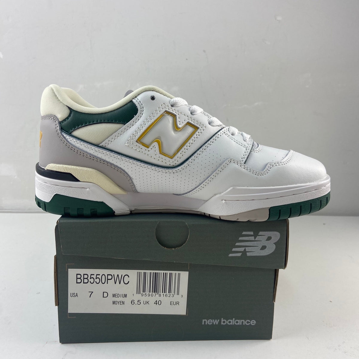 New Balance 550 'Blanc Vert Jaune'