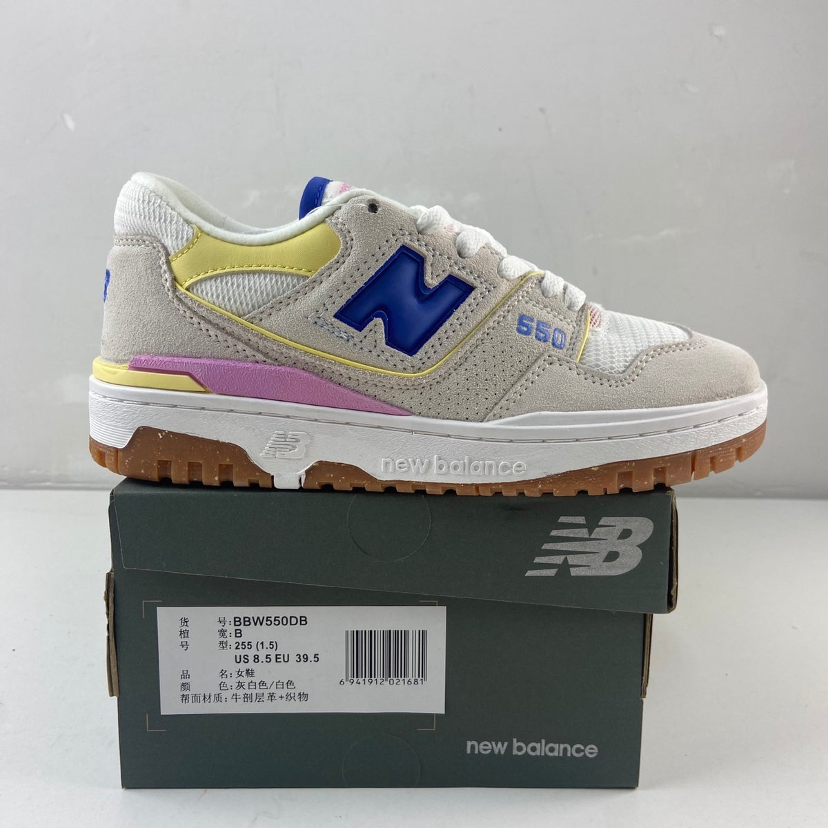 New Balance 550 'Blanc Bleu Rose'