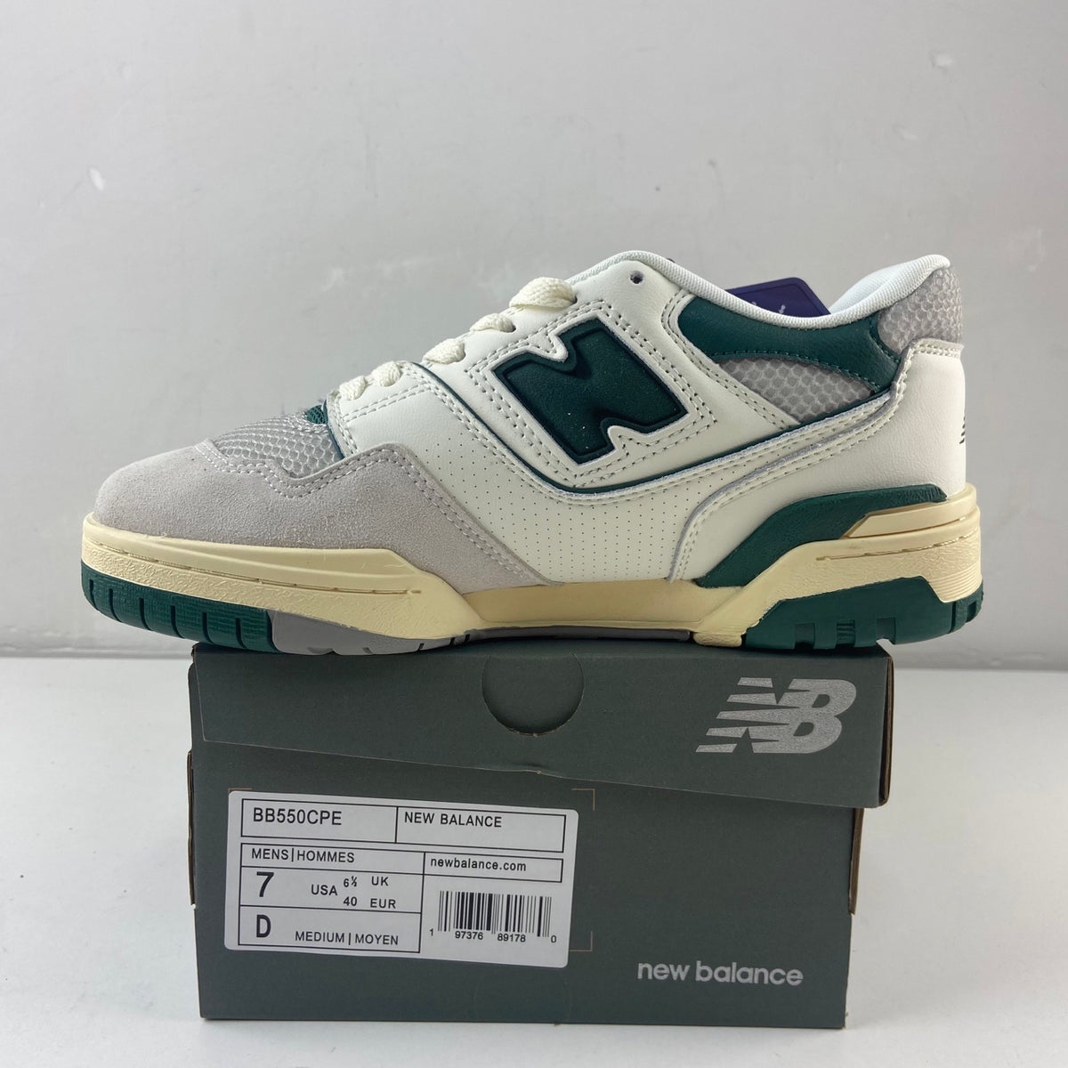New Balance 550 'Blanc Vert Sapin'
