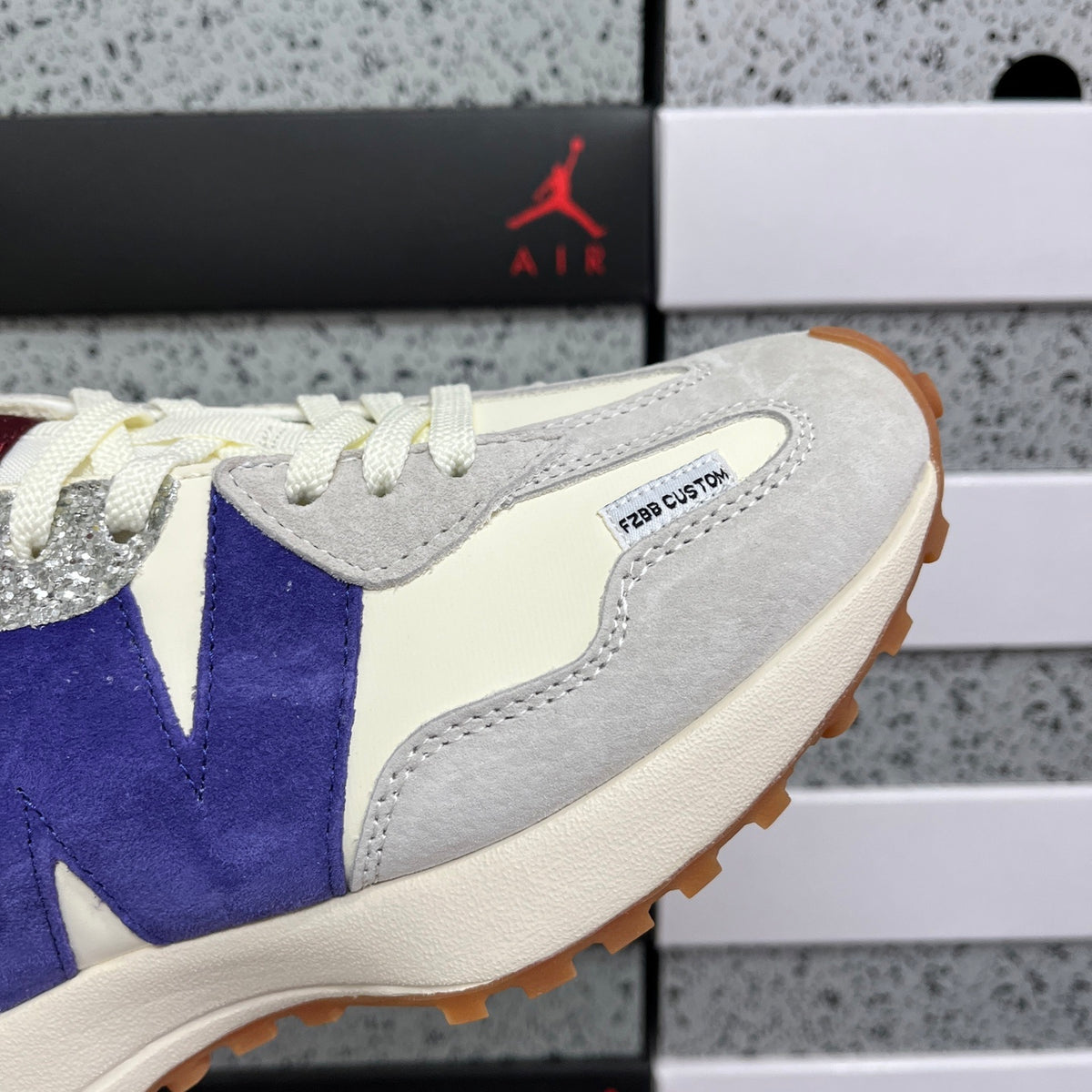 New Balance 327 'Blanc Bleu Violet'