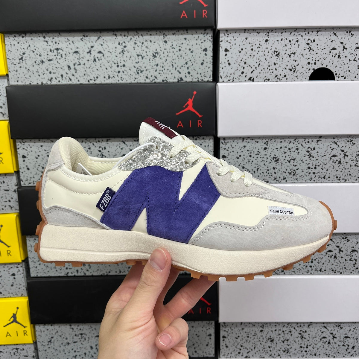 New Balance 327 'Blanc Bleu Violet'