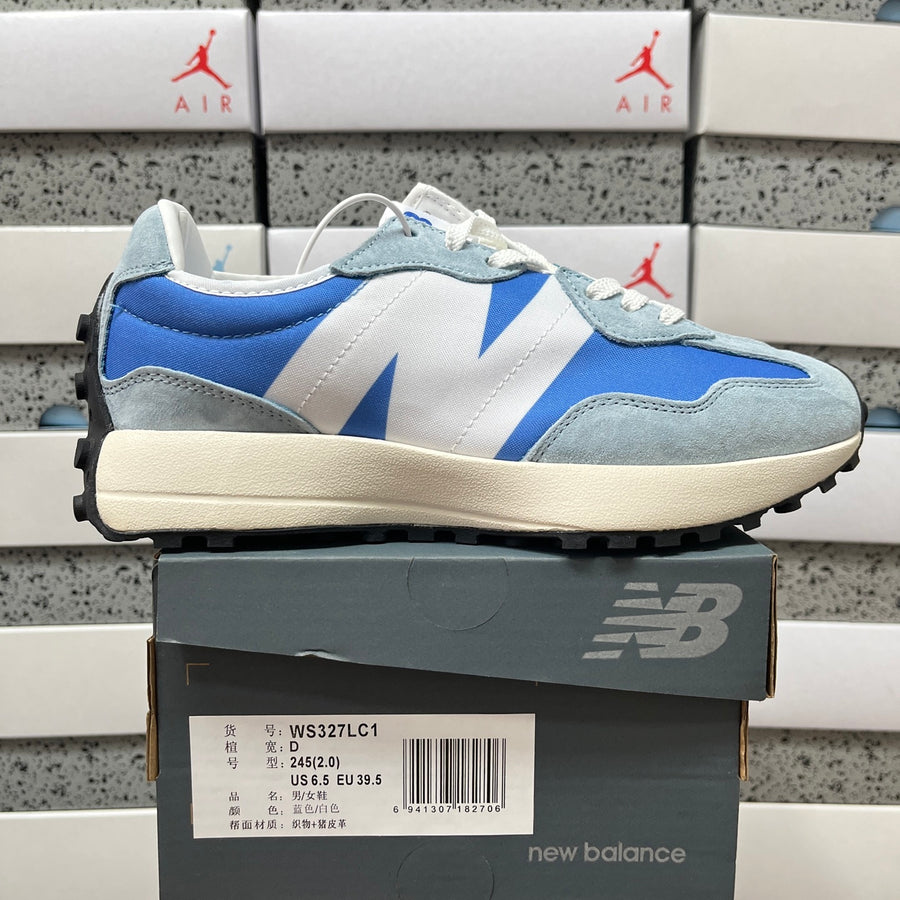 New Balance 327 'Blanc Bleu Royal'