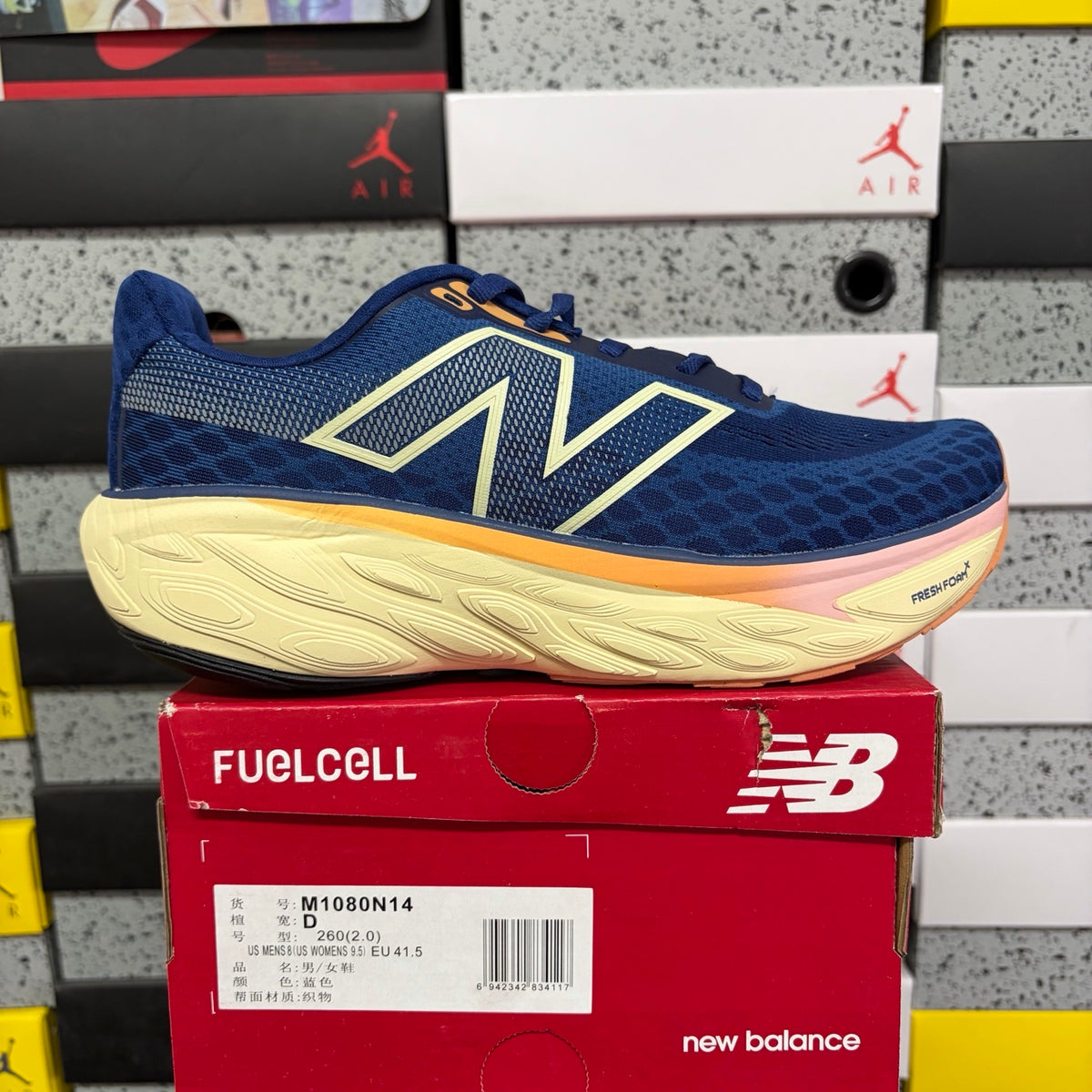 New Balance 1080 'Bleu Marine Jaune'