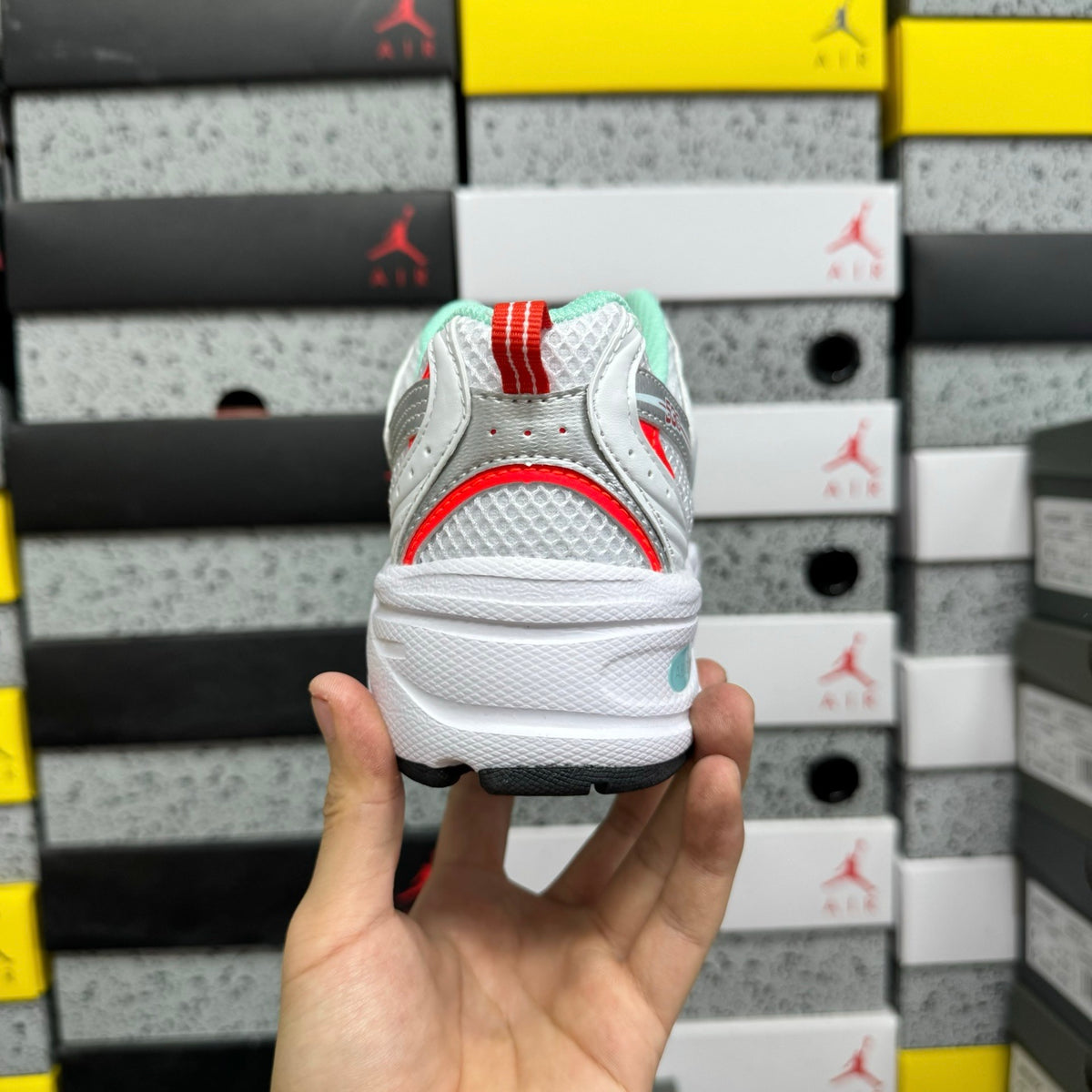 New Balance 530 'Blanc Turquoise Rouge'