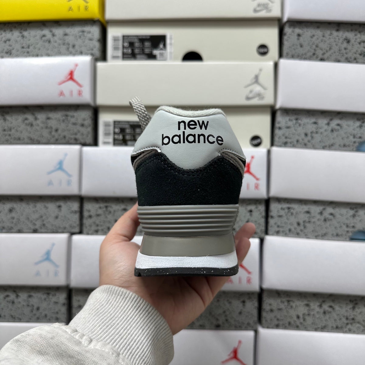 New Balance 574 'Noir Blanc'