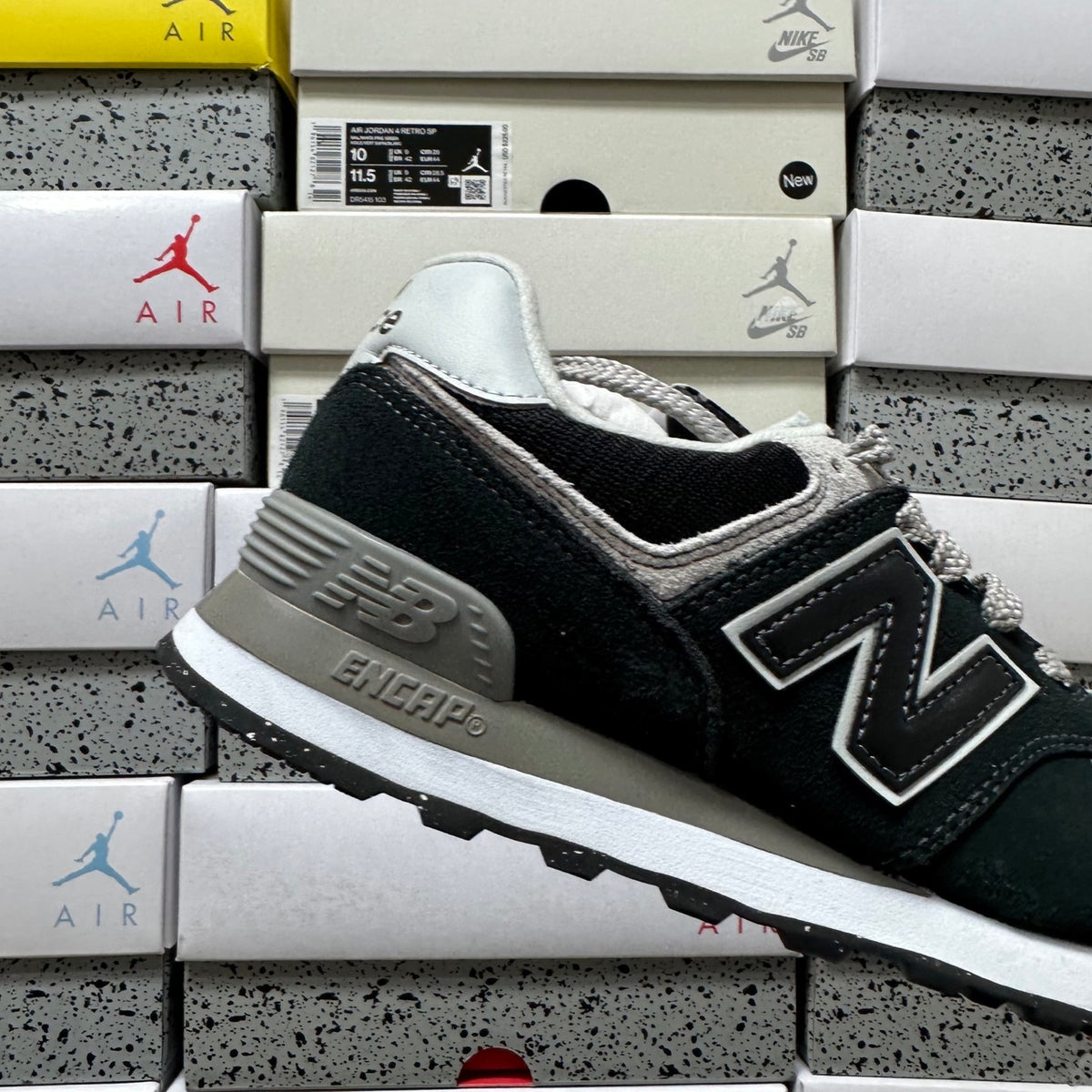 New Balance 574 'Noir Blanc'