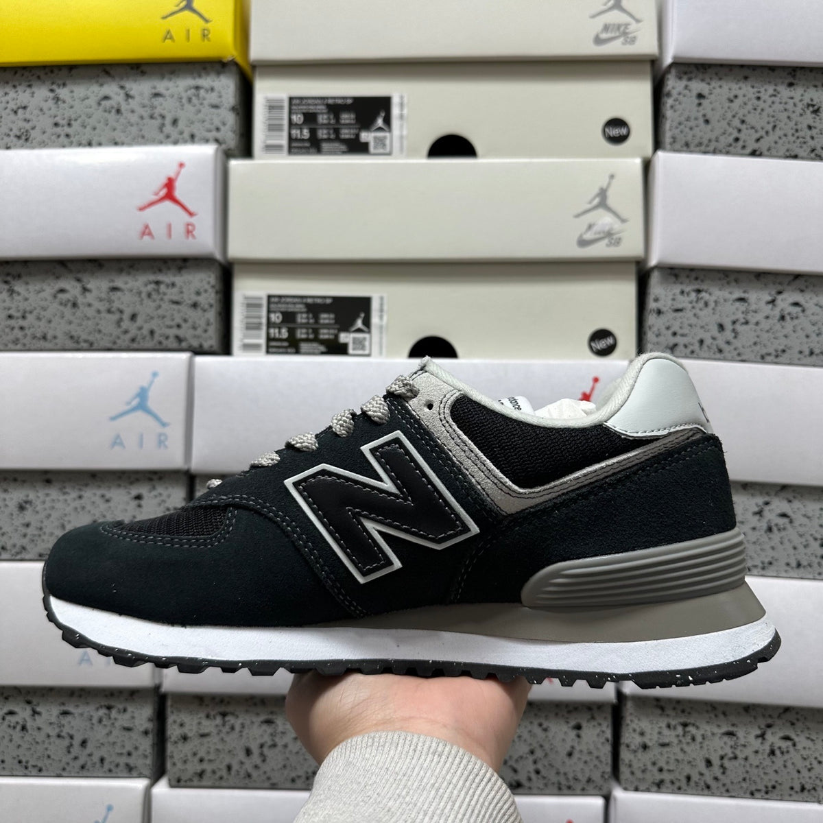 New Balance 574 'Noir Blanc'