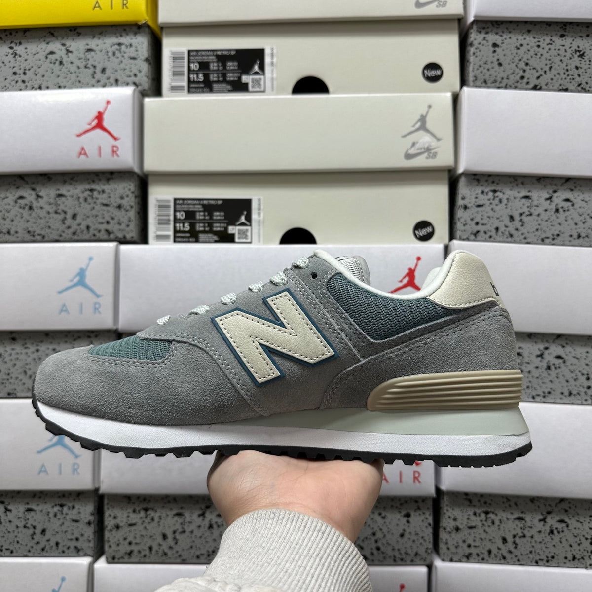 New Balance 574 'Gris Bleu Pétrole'