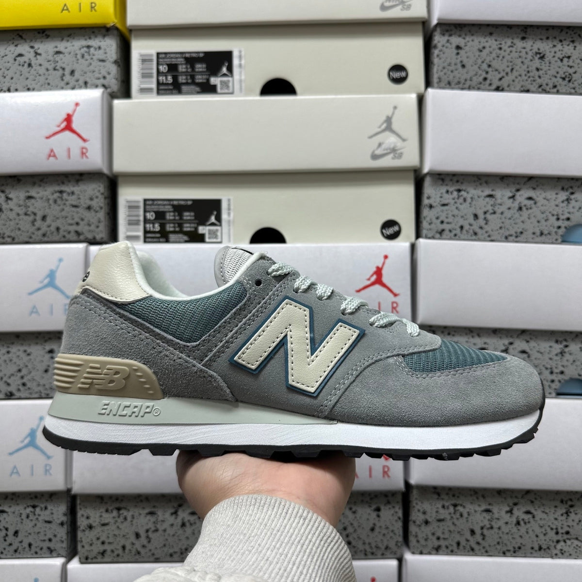 New Balance 574 'Gris Bleu Pétrole'