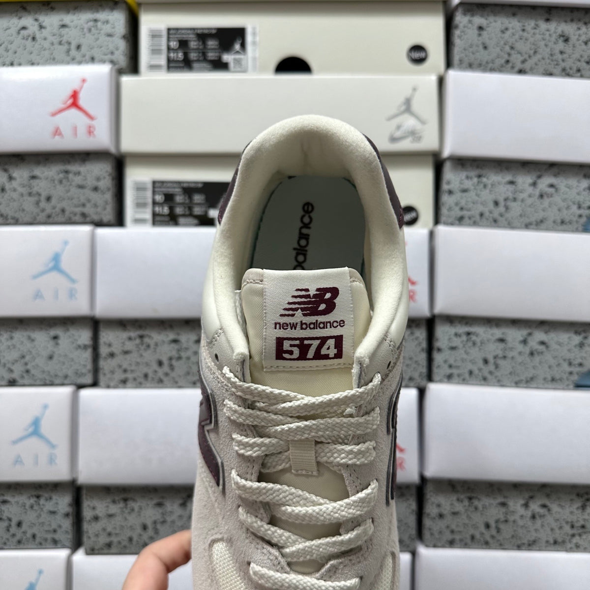 New Balance 574 'Gris Bordeaux'