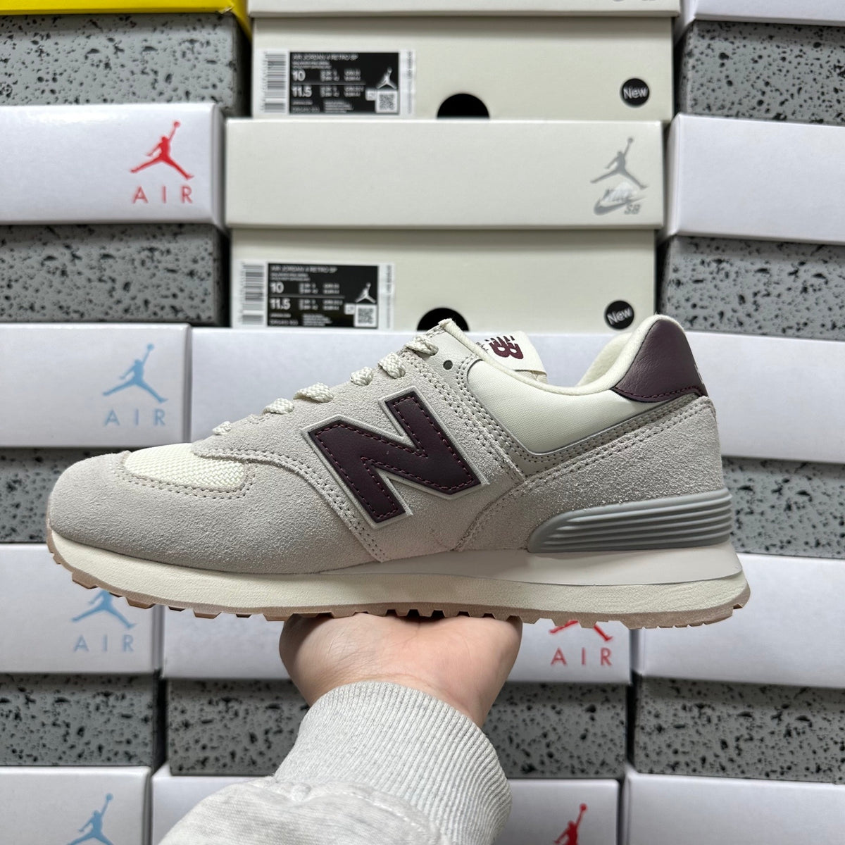New Balance 574 'Gris Bordeaux'