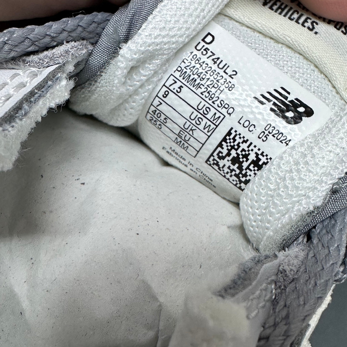 New Balance 574 'Gris Classique'