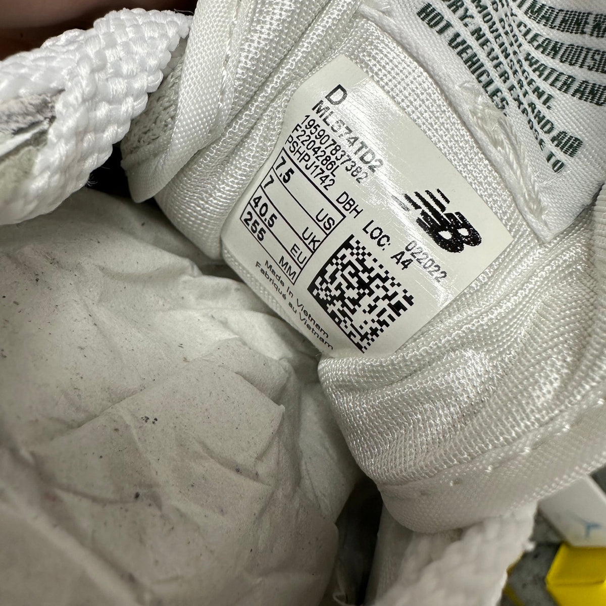 New Balance 574 'Blanc Vert'