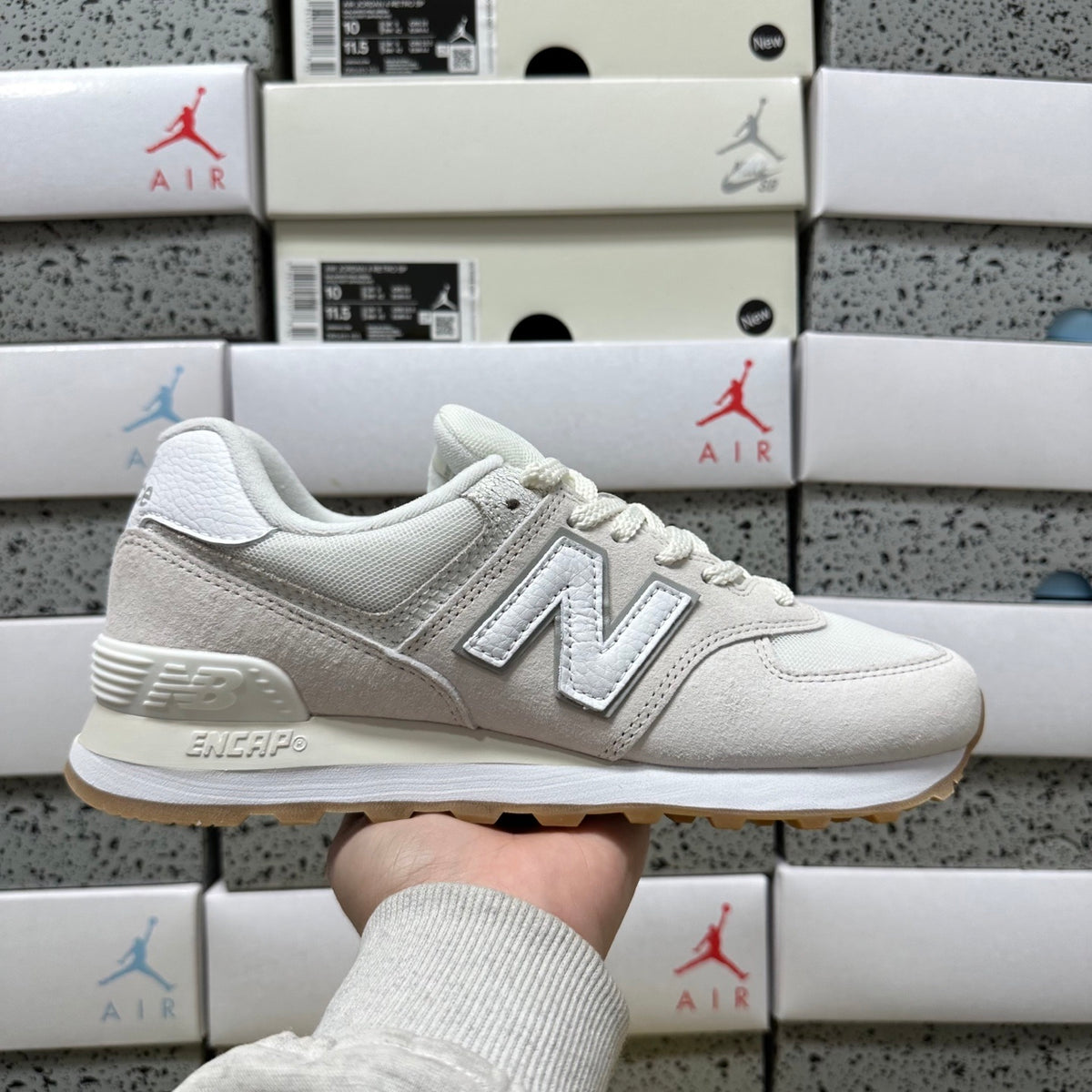 New Balance 574 'Blanc Total'