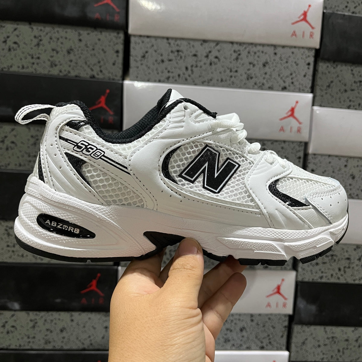 New Balance 530 'Blanc Noir'