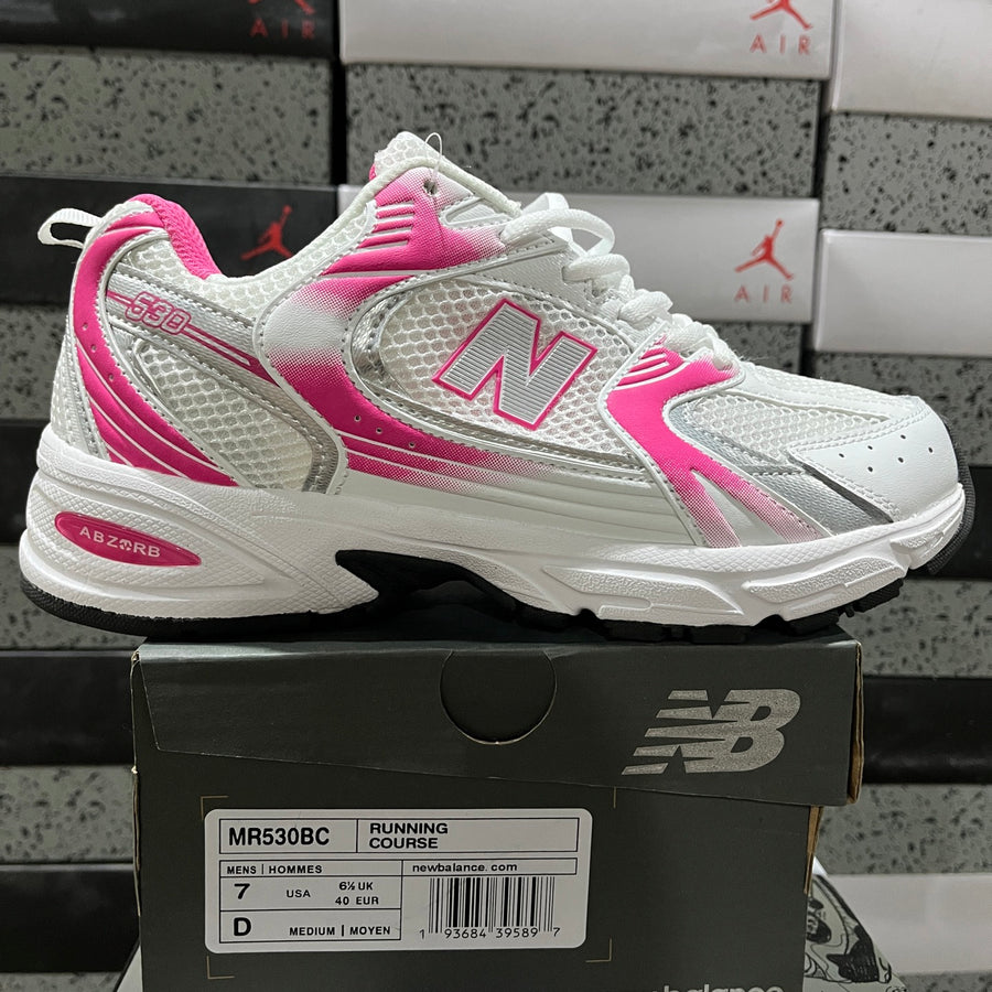 New Balance 530 'Blanc Rose Fuchsia'