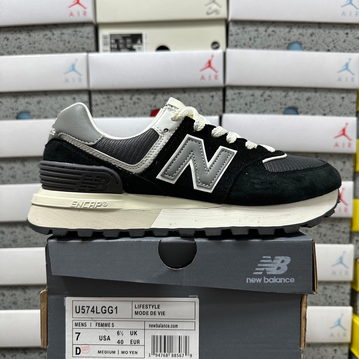 New Balance 574 'Noir Gris Blanc'