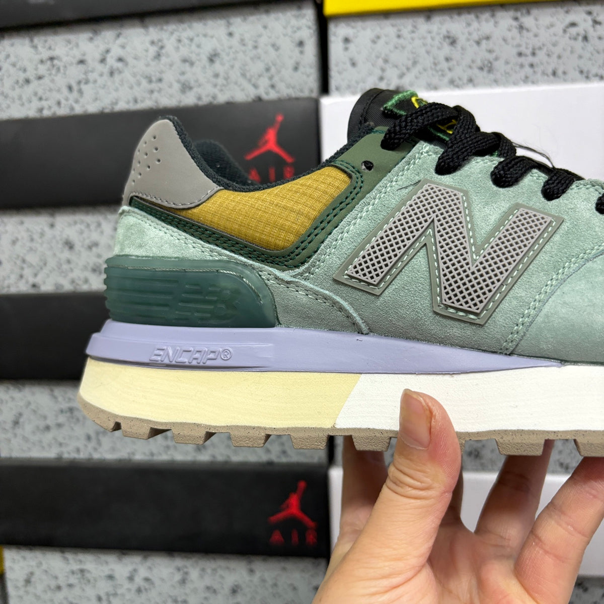 New Balance 574 'Vert Kaki Moutarde'