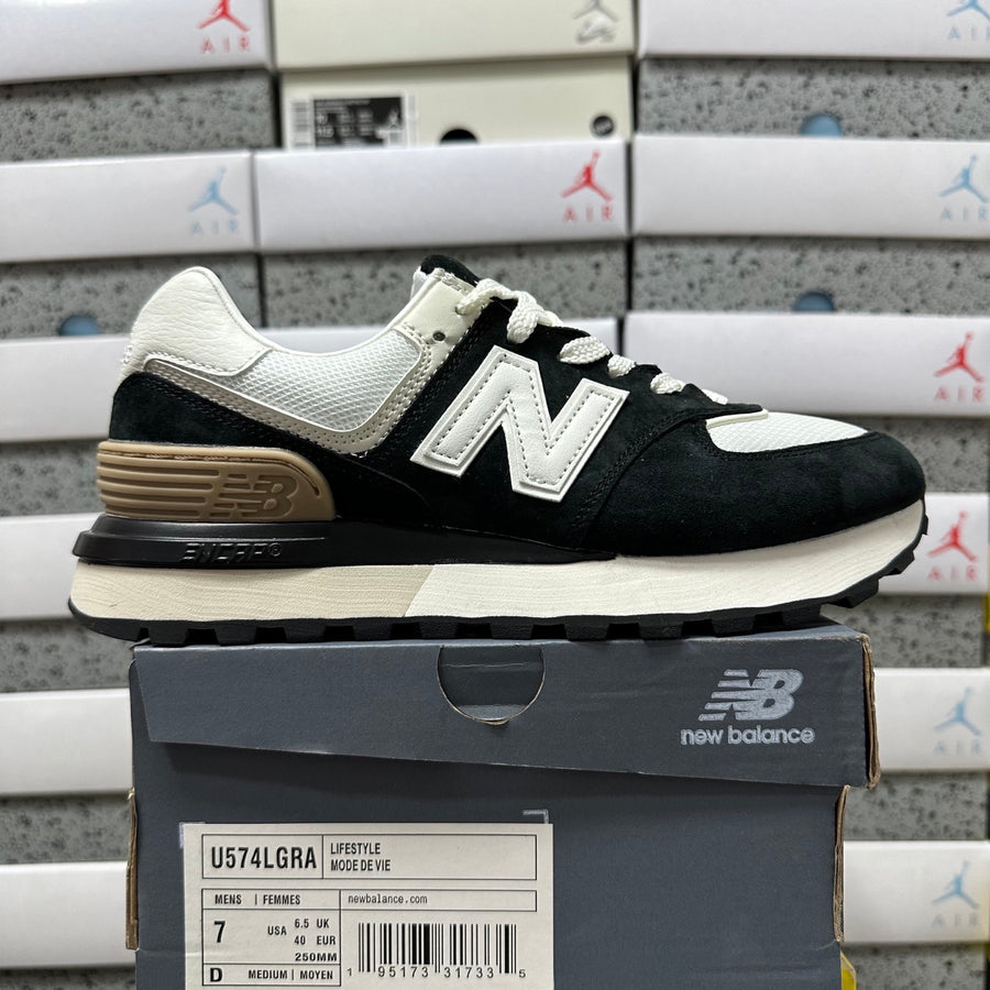 New Balance 574 'Noir Blanc Marron'