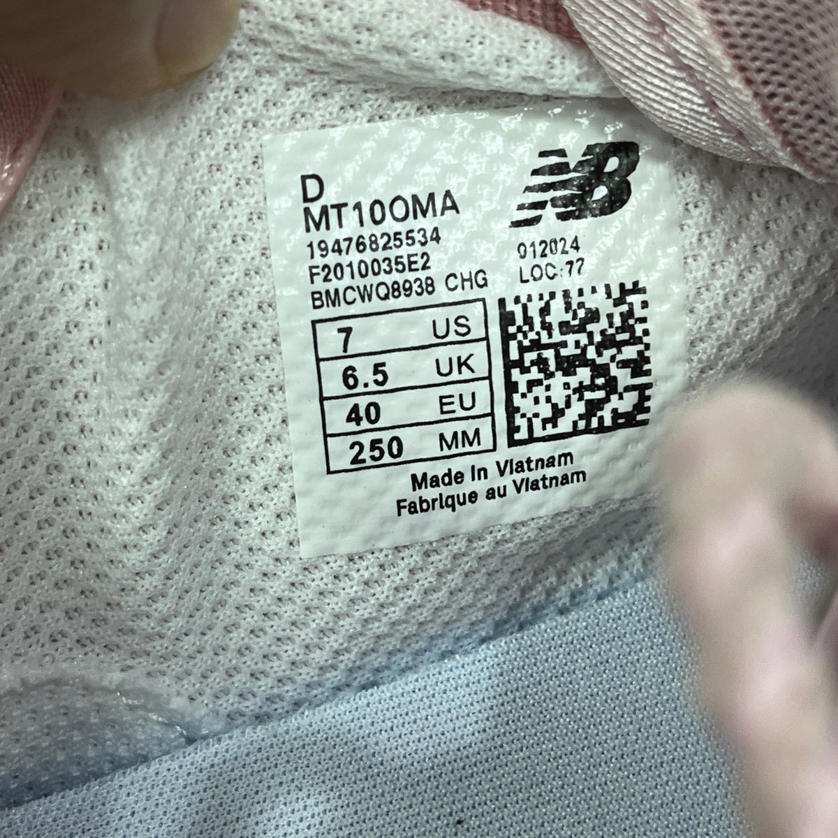 New Balance MT10 'Rose Pâle'