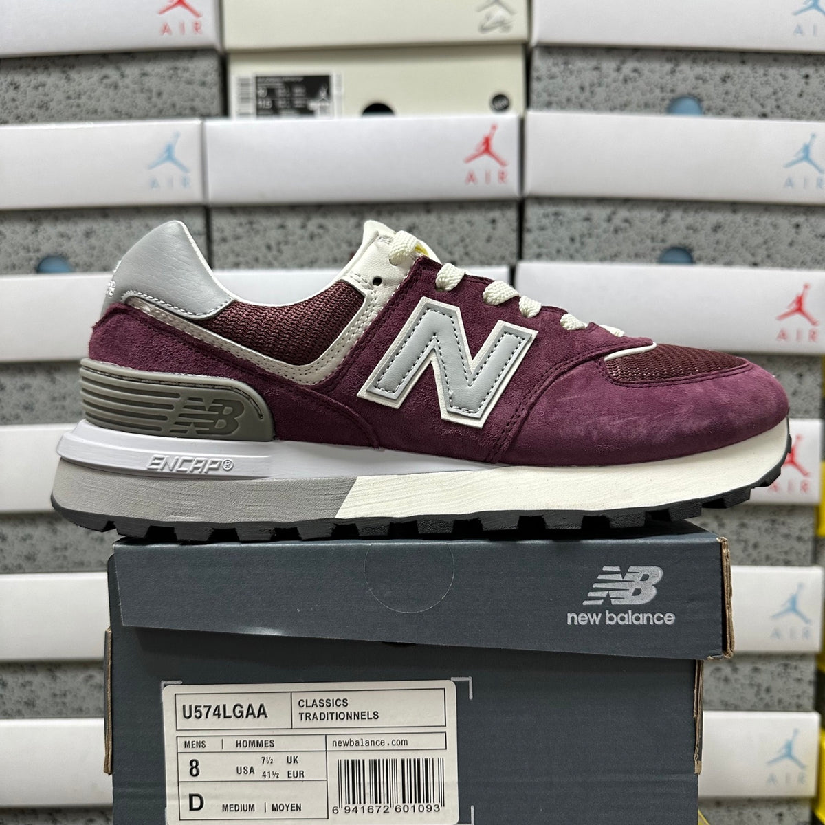 New Balance 574 'Bordeaux Blanc'