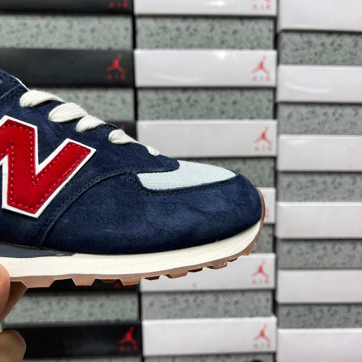 New Balance 574 'Bleu Marine Rouge'
