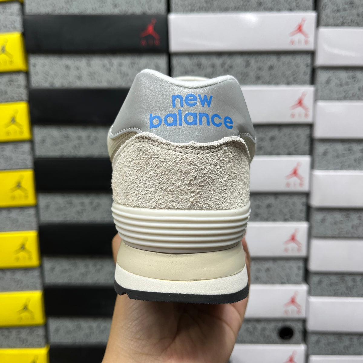 New Balance 574 'Gris Clair Blanc'