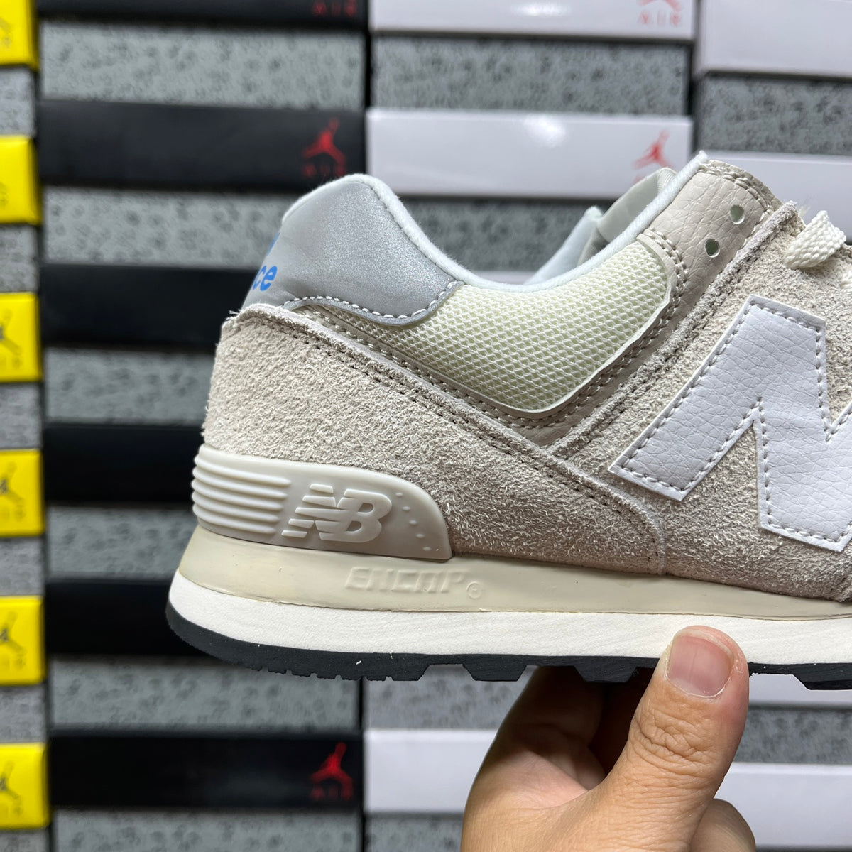 New Balance 574 'Gris Clair Blanc'