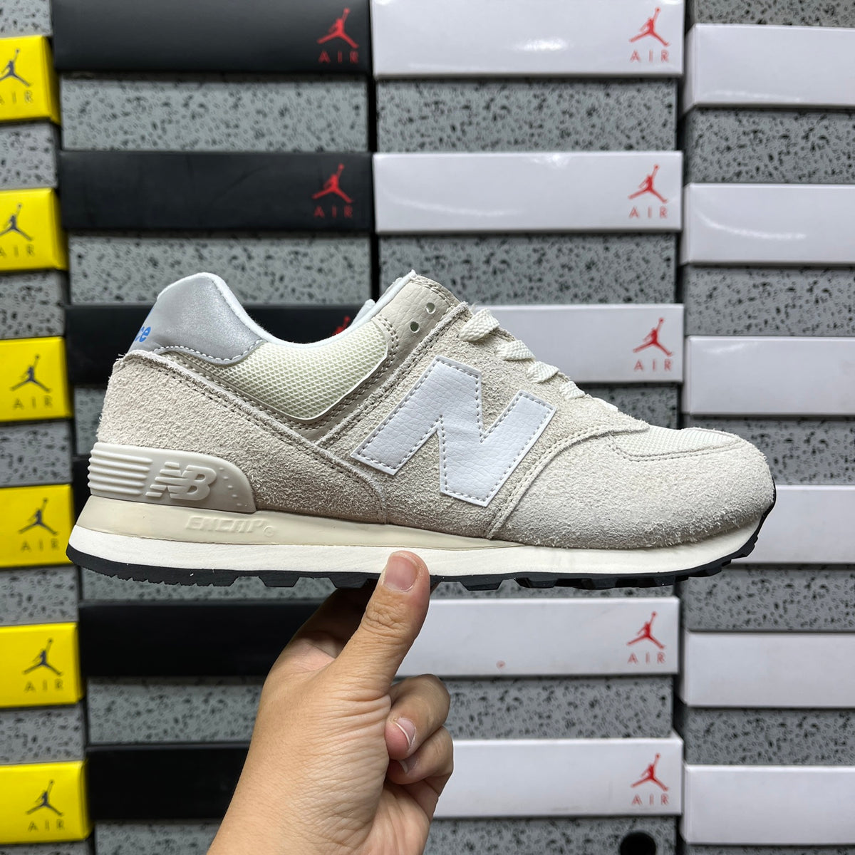New Balance 574 'Gris Clair Blanc'