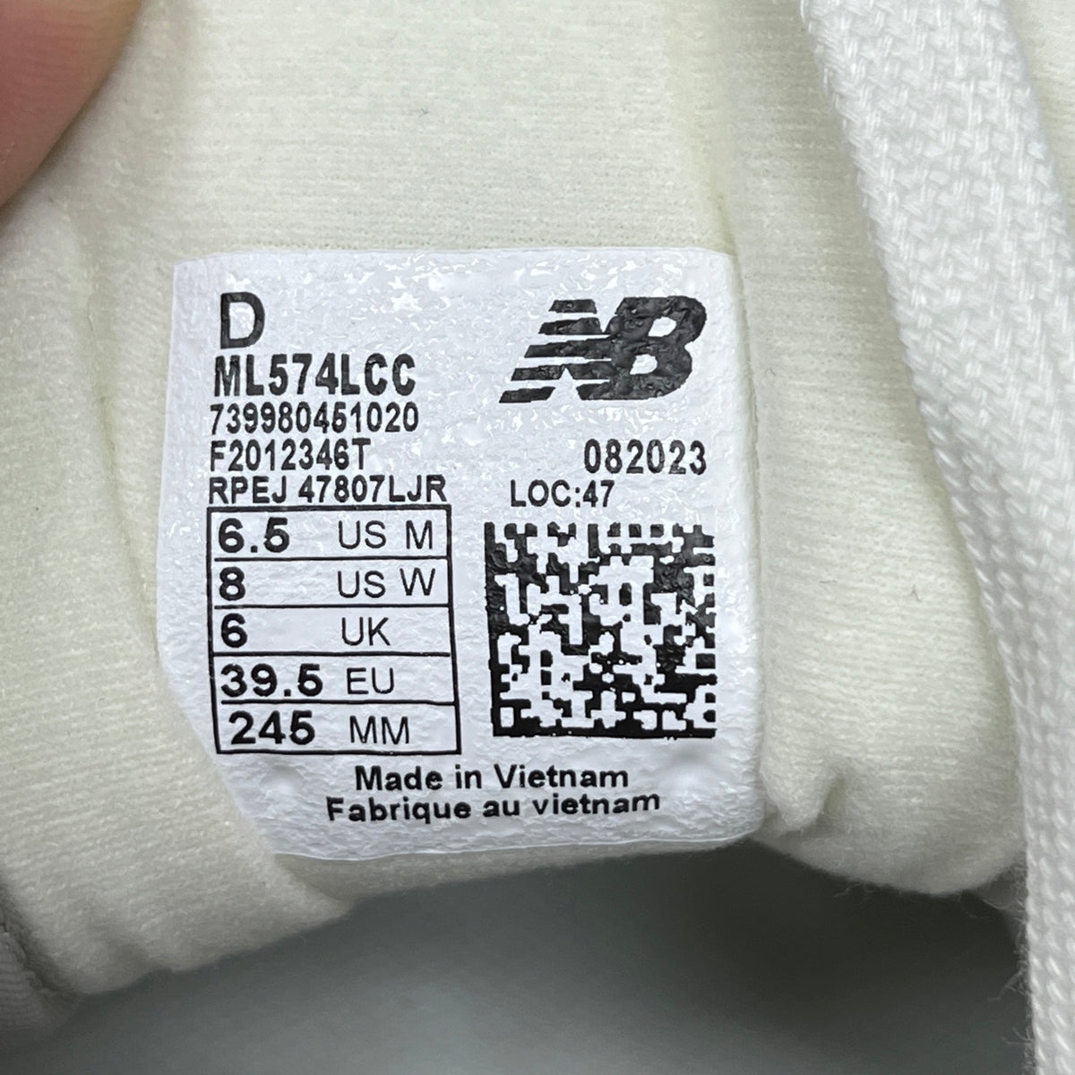 New Balance 574 'Blanc Rose'