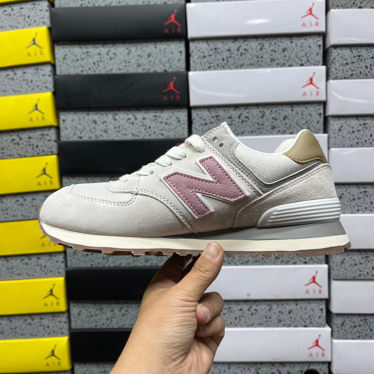 New Balance 574 'Blanc Rose'