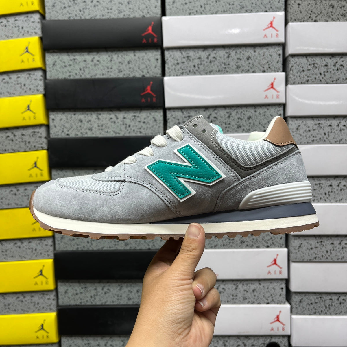 New Balance 574 'Gris Turquoise'