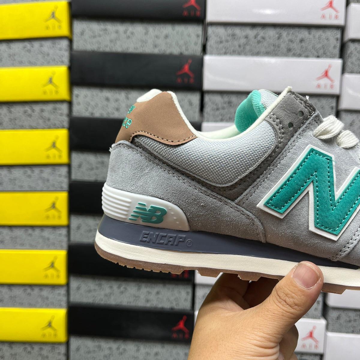 New Balance 574 'Gris Turquoise'