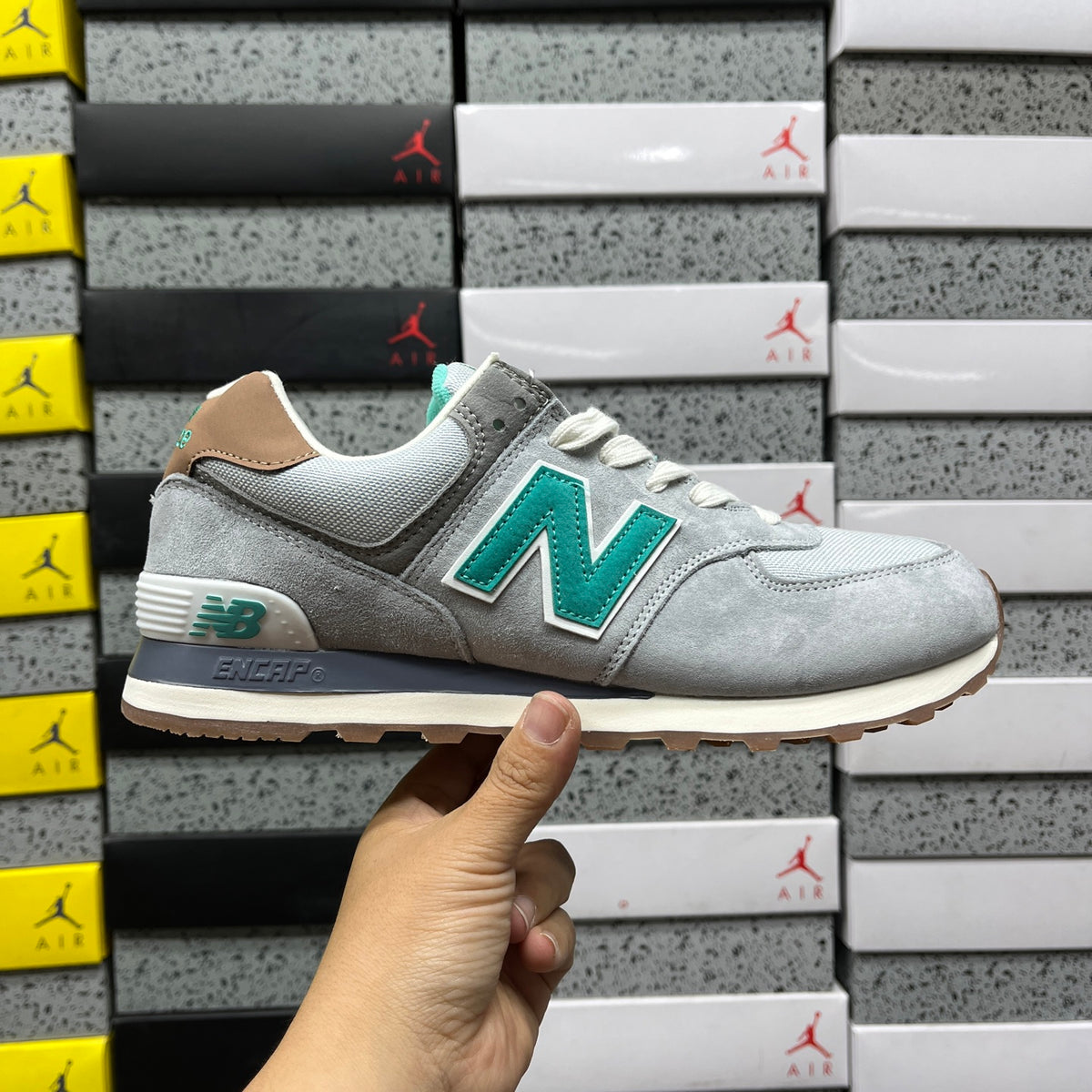 New Balance 574 'Gris Turquoise'