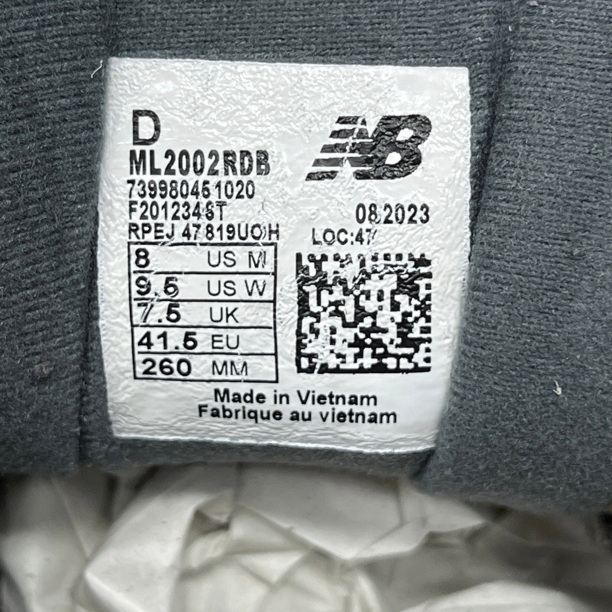 New Balance 2002R 'Gris Anthracite'
