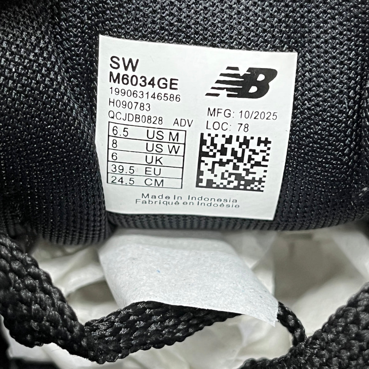 New Balance 603 'Noir Total'