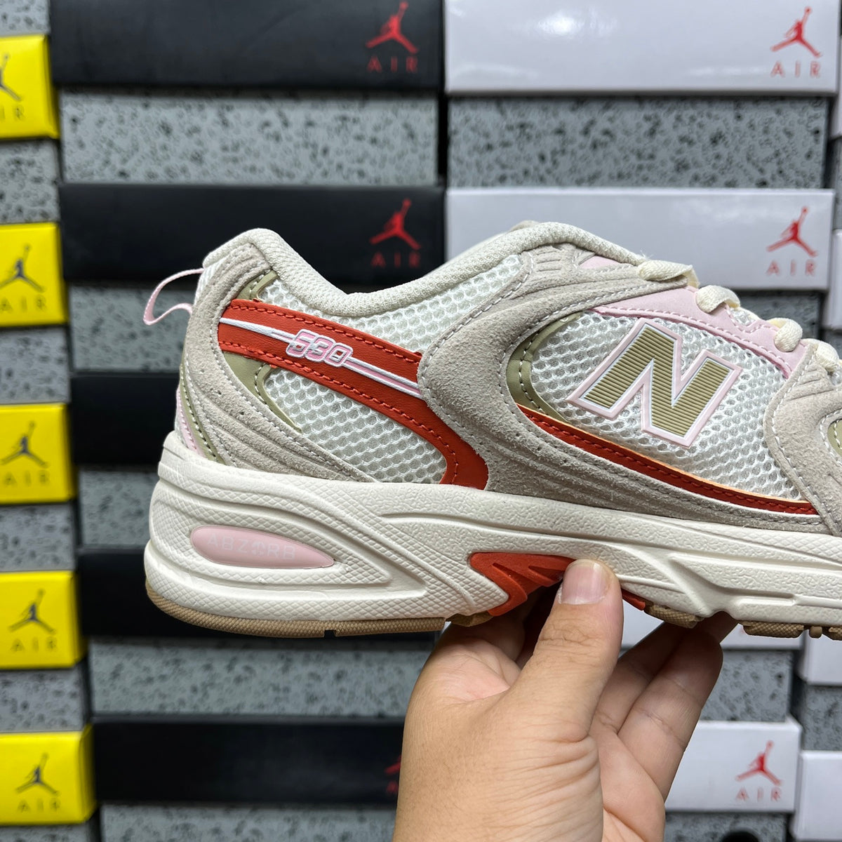 New Balance 530 'Blanc Rouge'