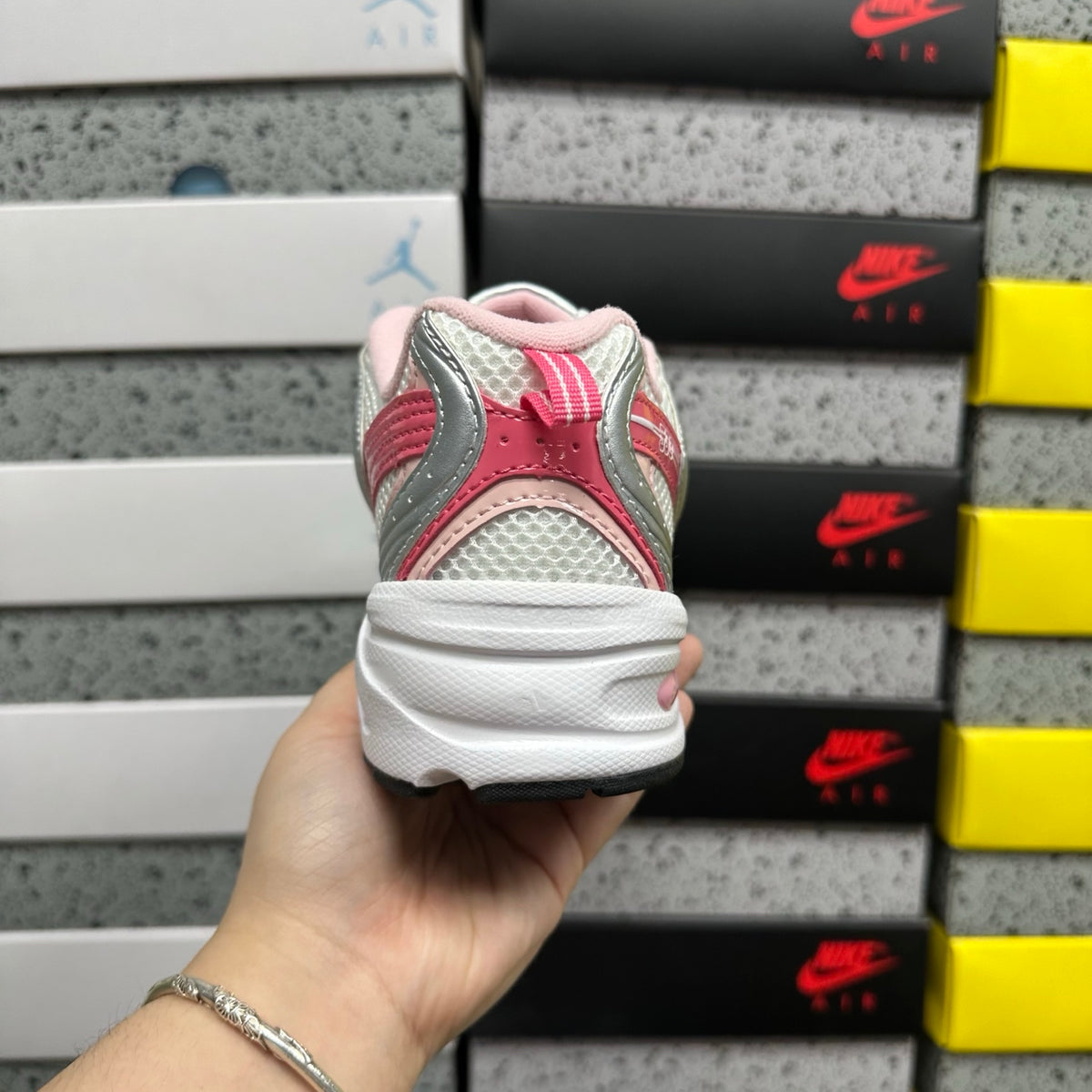 New Balance 530 'Blanc Rose Rouge'