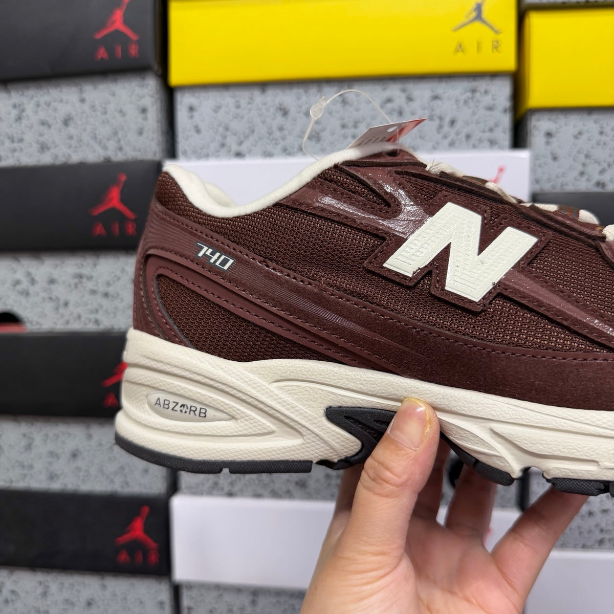 New Balance 740 'Bordeaux Blanc'