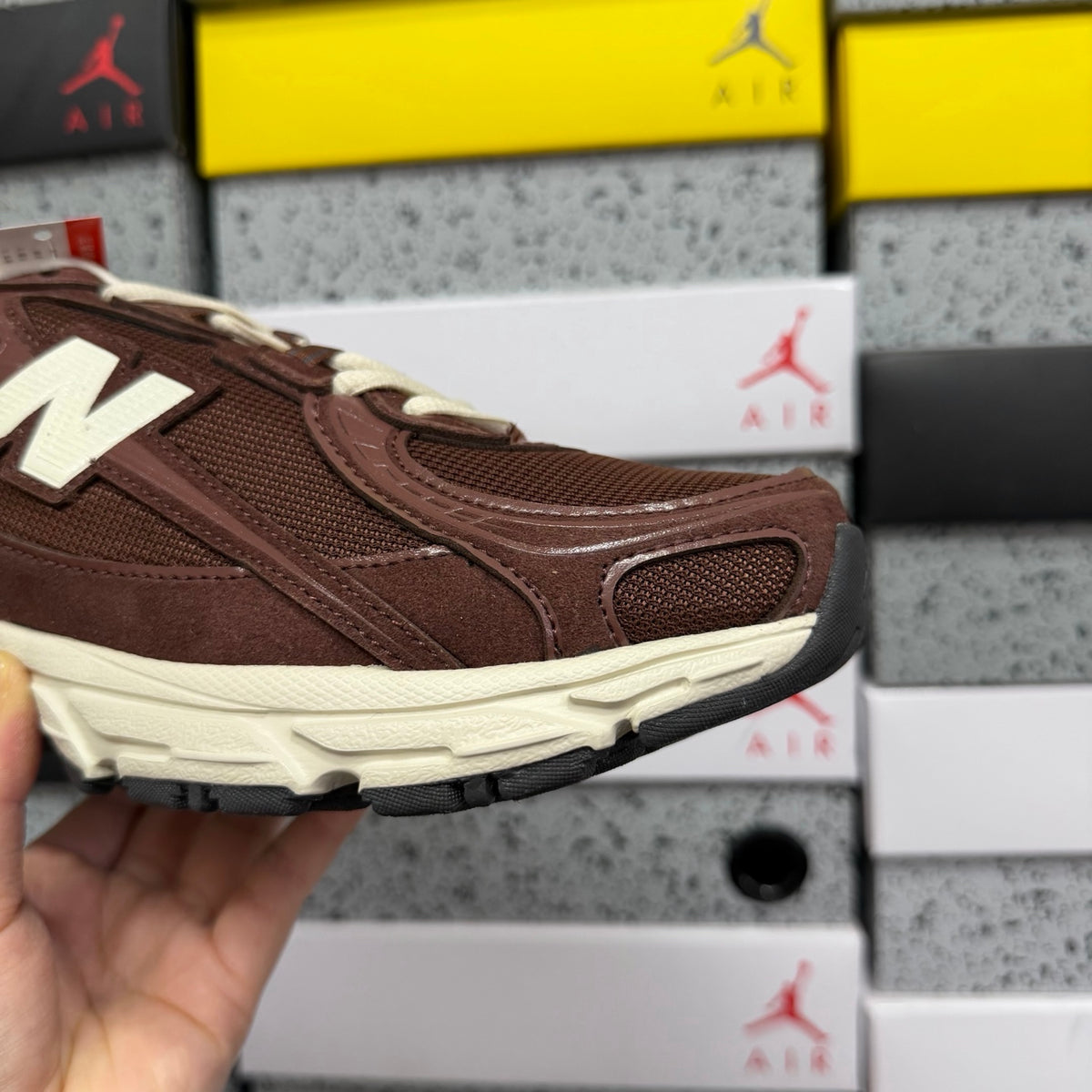 New Balance 740 'Bordeaux Blanc'