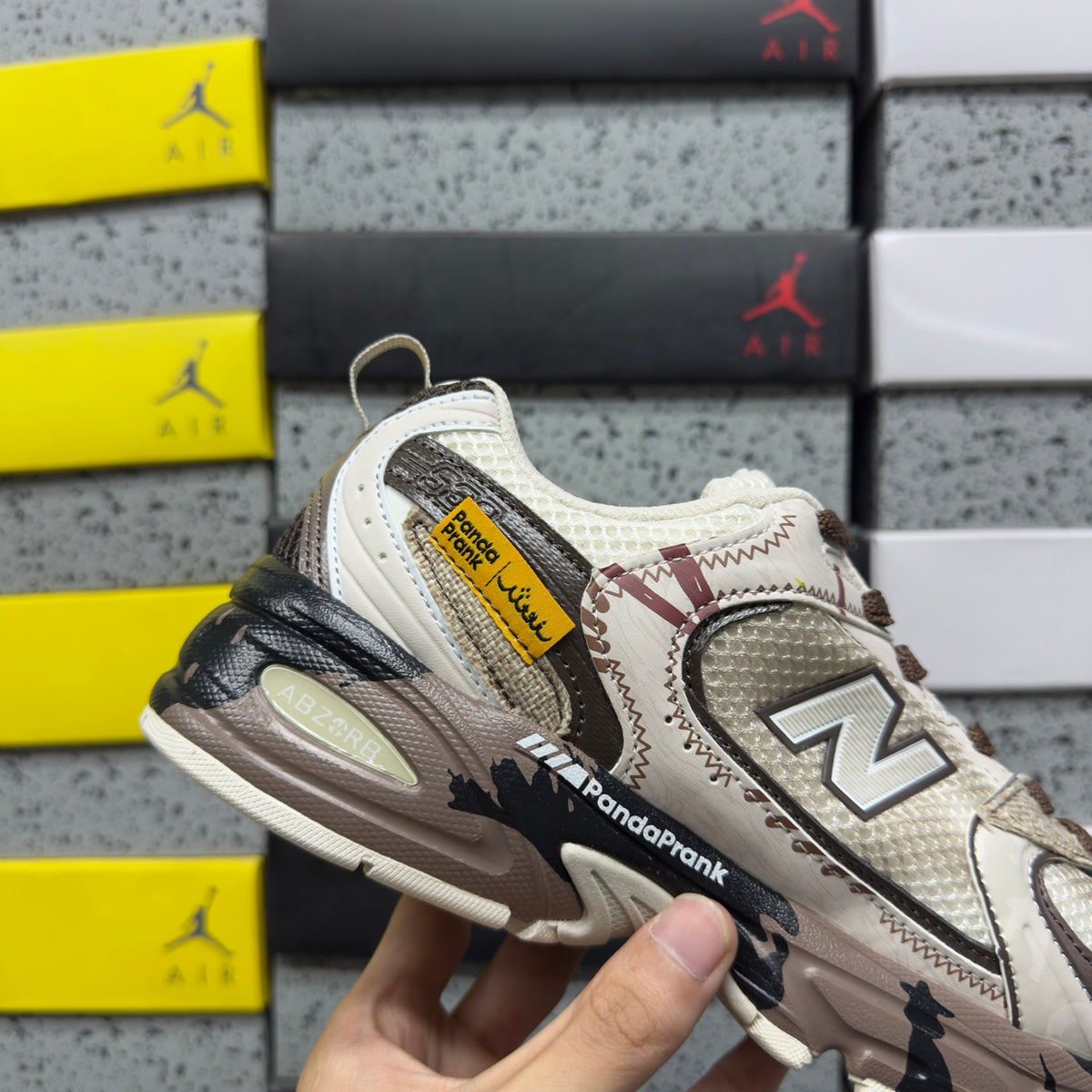 New Balance 530 'Blanc Marron Jaune'