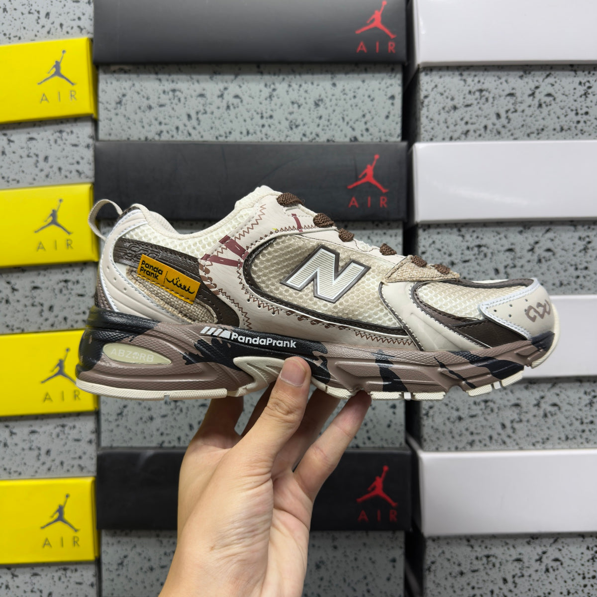 New Balance 530 'Blanc Marron Jaune'