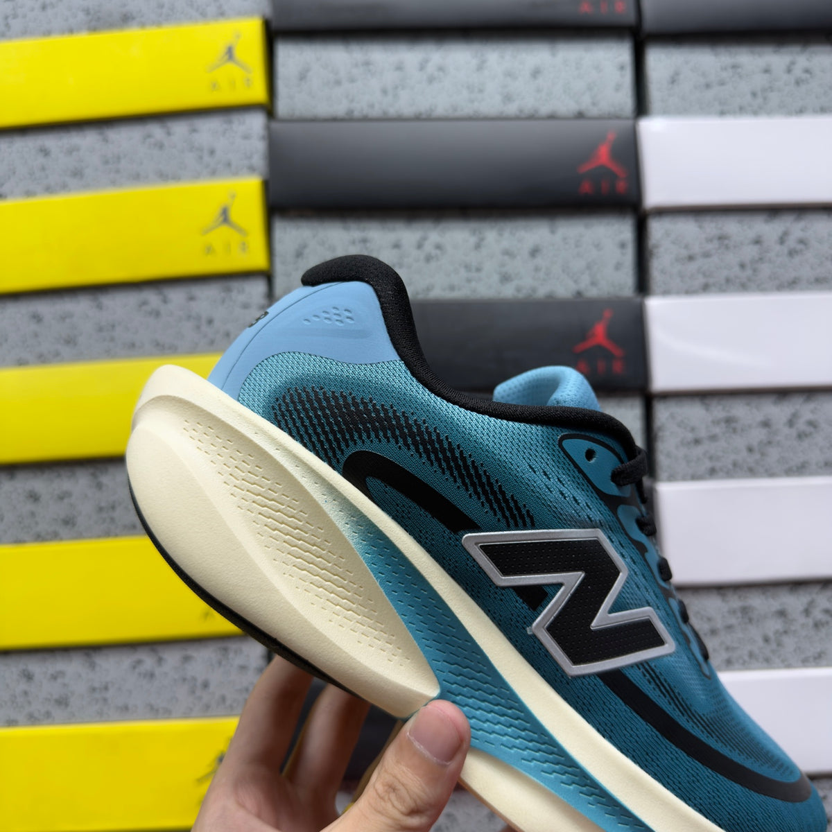 New Balance Ellipse 'Bleu Pétrole Jaune'