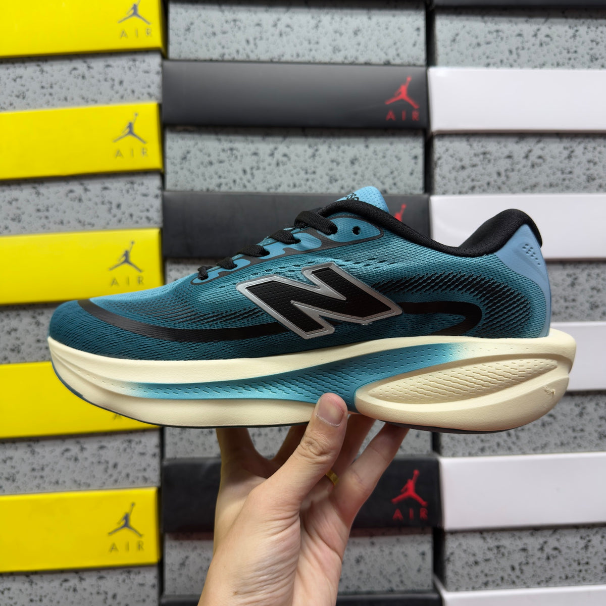New Balance Ellipse 'Bleu Pétrole Jaune'