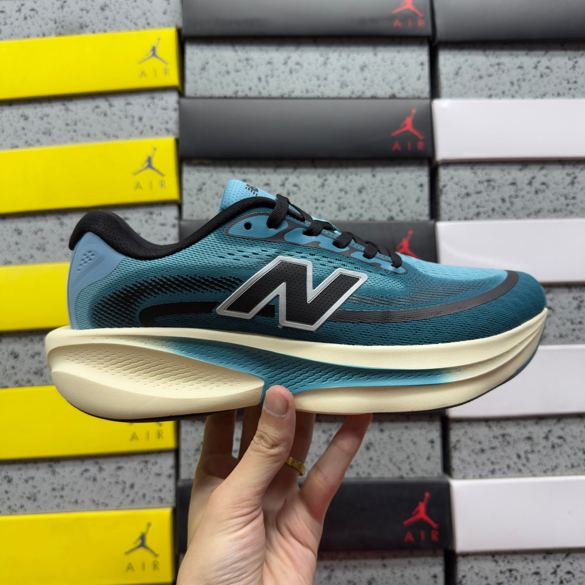 New Balance Ellipse 'Bleu Pétrole Jaune'